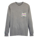 TYLER'S Pastel Aztec Comfort Long Sleeve Color Pocket Tee