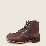 Red Wing Men's Iron Ranger Boots Amber Harness side view