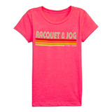 Racquet & Jog Girls' Bueller Tee RJ Y052 BUELLER G epk 2 front