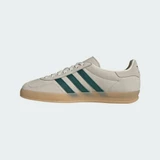 adidas Gazelle Shoes Creme White and Green side profile