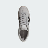 The Adidas Men's Gazelle Shoes in Two Grey and Core Black