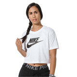 Nike Women's Sportswear Essential Cropped Tee in White colorway