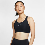 Nike Swoosh Women's Medium-Support Padded Sports Bra - Black