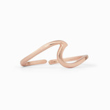 Pura Vida Wave Toe Ring Rose Gold