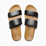 Reef Women's Cushion Bounce Vista Sandals Black/Natural detail view