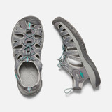 Keen Women's Whisper Sandals - Medium Grey/Peacock Green