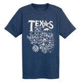 State of Texas Map Tee