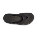 Olukai Men's Ohana Sandals Black side view