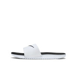 Nike Kids' Kawa Slides in White/Black