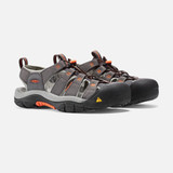 Keen Men's Newport H2 Sandals Magnet Nasturtium side angle