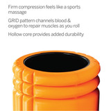 Trigger Point GRID Foam Roller Orange callout details