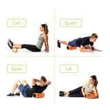 Trigger Point GRID Foam Roller Orange usage demonstration