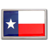 Texas Flag Metal Car Emblem