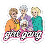 Brittany Paige Golden Girls Girl Gang Sticker vibrant retro design