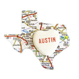 The Austin Blanks Candy Map Vinyl Sticker