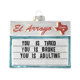 El Arroyo Adulting Ornament detail view