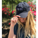 TYLER'S I Love Tacos So Much Strapback Hat Navy front view