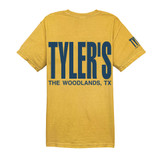 TYLER'S Mustard/Navy Comfort Color Tee - The Woodlands