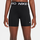 Nike Pro Girls' 3" Shorts in Black