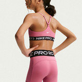 Nike Pro Girls' 3" Shorts in Peony
