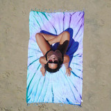 Sand Cloud Luna 38x64 Towel Blue/Purple Tie Dye tie dye pattern
