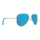Blenders A Series Sunglasses in Blue Angel angled view