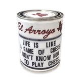 The El Arroyo Chess Paint Can Candle