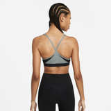 Nike Dri-FIT Women's Indy Padded V-Neck Sports Bra - Smoke Grey