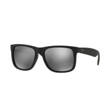 Ray-Ban Justin Color Mix sunglasses in black frames with grey mirror lenses