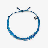 The Pura Vida Neon Anklet in Neon Blue