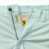 The Duck Head Men's Gold School 7 inch Chino Shorts in Icy Blue