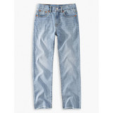 Levi's Girls' Hi Cotton Straight Ankle Jeans - Bauhaus Blues