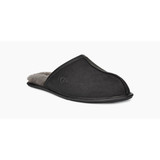 Ugg Men's Scuff Leather Slippers - Black