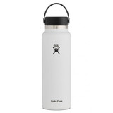 Hydro Flask 40 oz. Wide Mouth Bottle - White