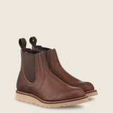 Red Wing Men's Classic Chelsea Boots Amber sole and heel view