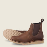 Red Wing Men's Classic Chelsea Boots Amber front three-quarter view