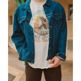 Livy Lu Willie Nelson Distressed Tee - Off White