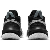 Nike Big Kids' Team Hustle D 10 Shoes - Black/ Metallic Silver