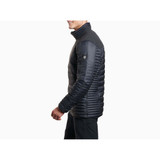KUHL Men's Spyfire Jacket in Blackout Black, side view