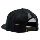 Smiley Face Trucker Hat - Black