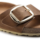 Birkenstock Women's Madrid Big Buckle Sandals - Cognac