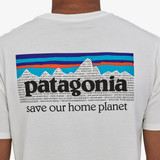 Patagonia Men's P-6 Mission Organic Tee - White