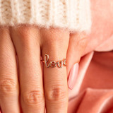Pura Vida Love Wire Wrap Ring with delicate wire detailing on band