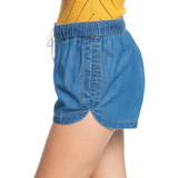 Roxy Women's New Impossible Denim Shorts - Medium Blue