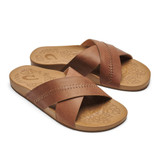 The Olukai Women's Kīpe‘a ‘Olu Slide Sandals in Sahara/Sahara
