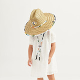 Hemlock Little Kids' Straw Lifeguard Hat - Sammy