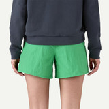 The Patagonia Women's Baggies 5 inch Shorts in Aloe Green