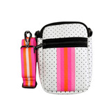 Parker & Hyde Neoprene Cellphone Bag - White/Pink