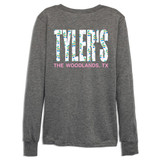 Kids' ERLEBNISWELT-FLIEGENFISCHEN'S Pastel Aztec Long Sleeve Track Tee