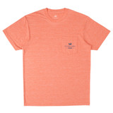 Southern Marsh FieldTec Hammerhead Heather Tee Oxford Blue front view